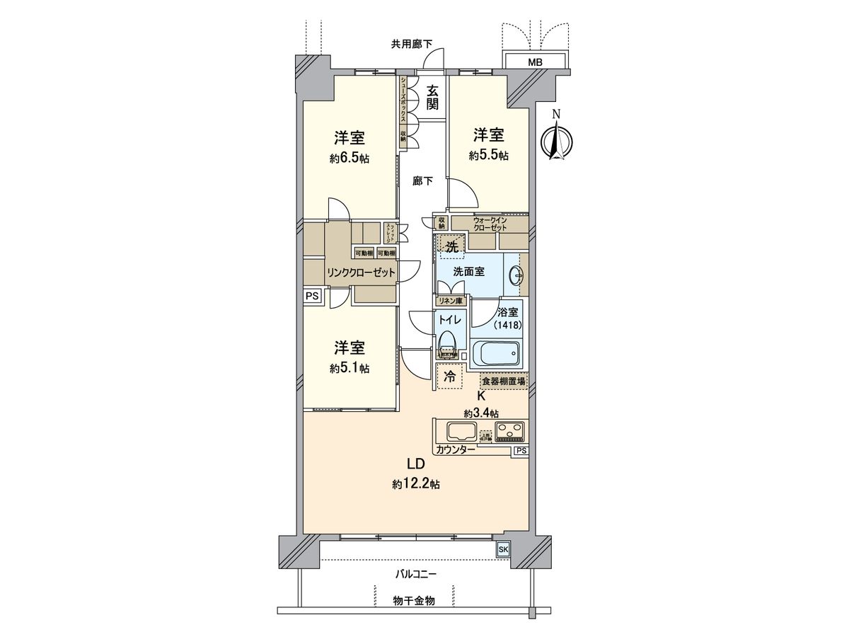 間取図(平面図)