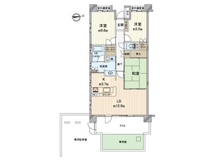 藤和シティホームズ藤が丘 間取図(平面図)