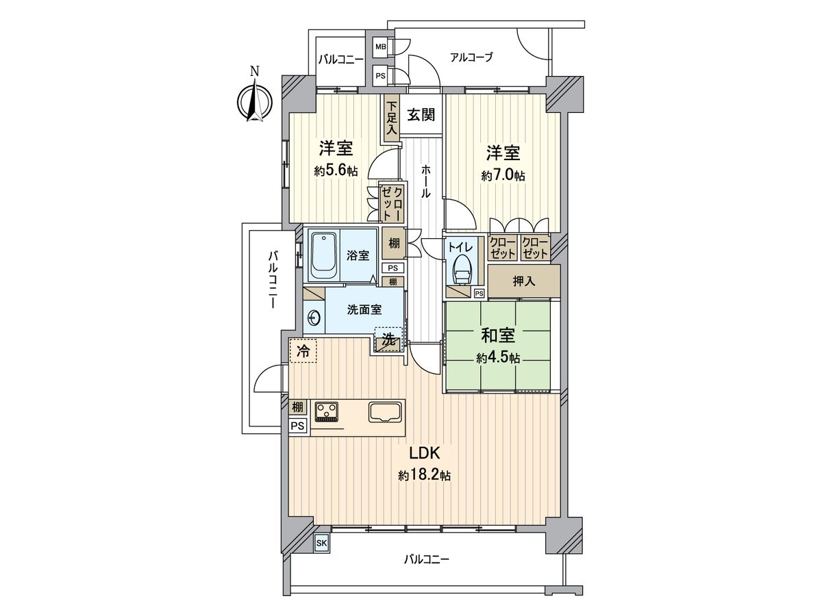 間取図(平面図)
