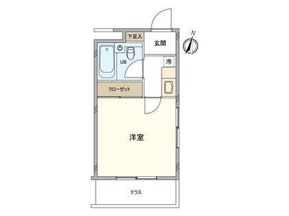 メゾン・ド・ルワージュ 間取図(平面図)