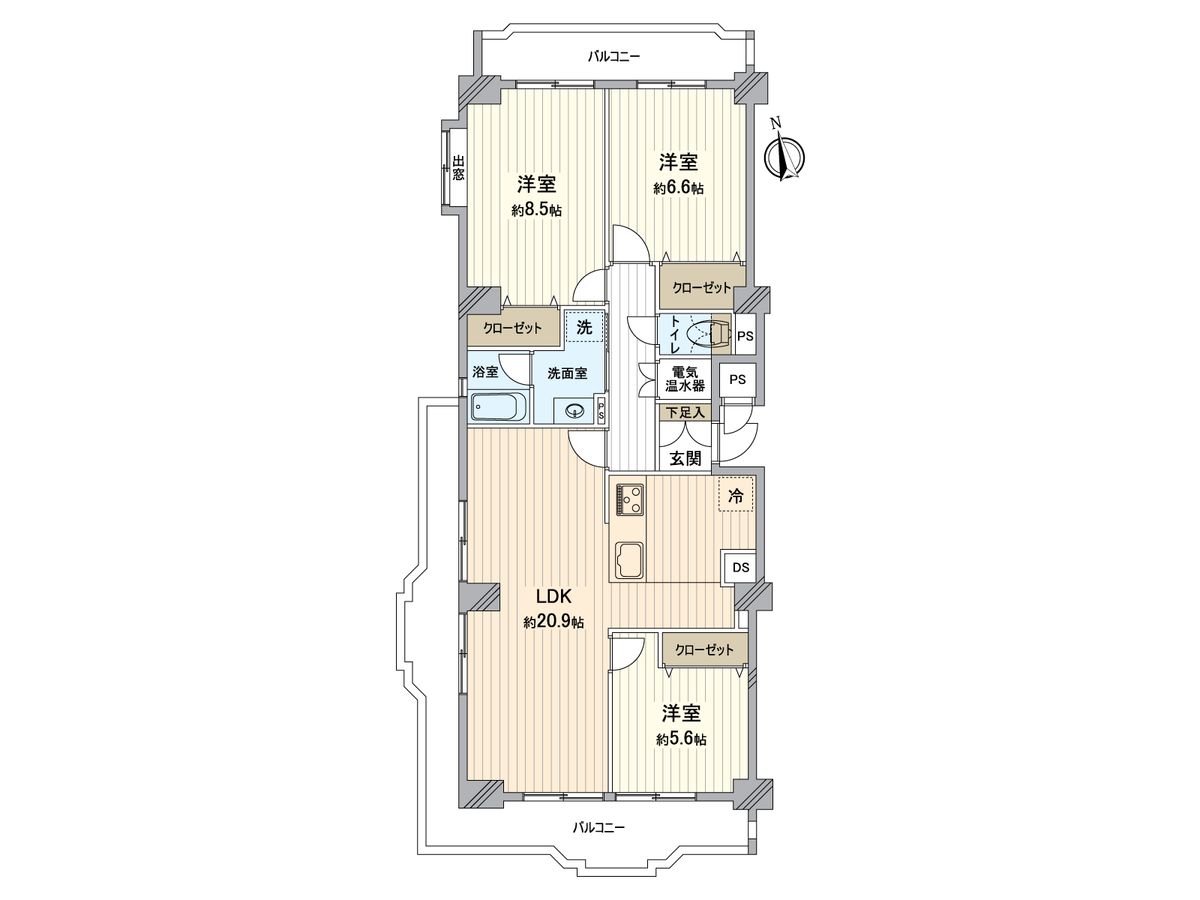 シーアイマンション第二本郷 間取図(平面図) 間取図(平面図)