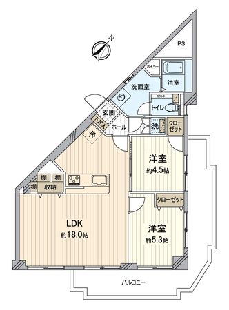 パレス藤ヶ丘 間取図(平面図) パレス藤ヶ丘 間取図(平面図)