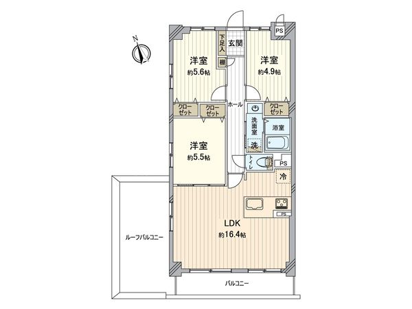 ネオハイツ瀬戸 間取図(平面図) ネオハイツ瀬戸 間取図(平面図)