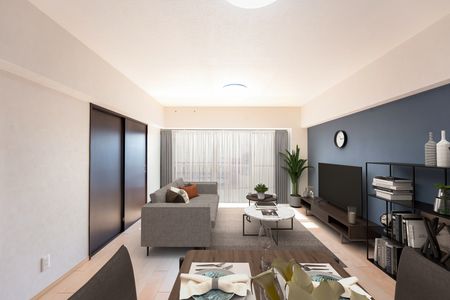 東名レックスマンション 画像は実際の室内に家具・調度品の配置例をCG合成したものです。家具等は販売価格に含まれません。