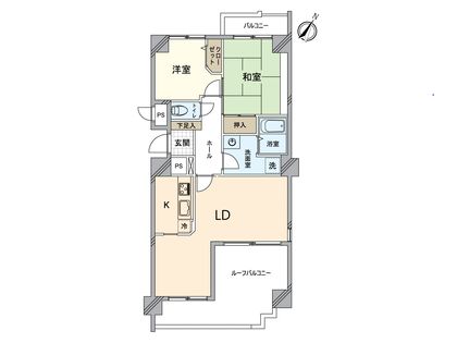 三旺マンション藤ヶ丘東 間取図(平面図)