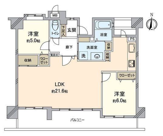ダイアパレス藤ヶ丘南 間取図(平面図) ダイアパレス藤ヶ丘南 間取図(平面図)