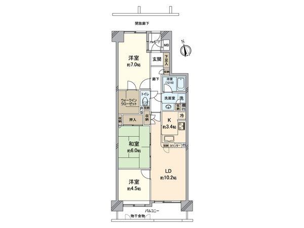 パークシティ新瀬戸 2番街スカイスクエア 間取図(平面図) パークシティ新瀬戸 2番街スカイスクエア 間取図(平面図)
