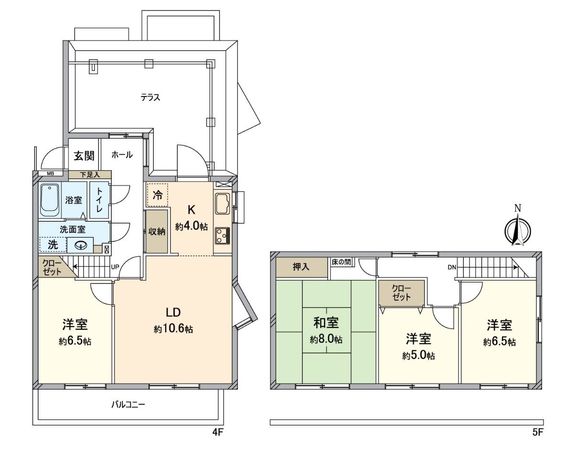 本郷パークマンション 間取図(平面図) 本郷パークマンション 間取図(平面図)