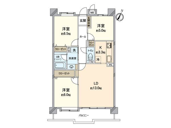 サンハウス尾張旭 間取図(平面図)