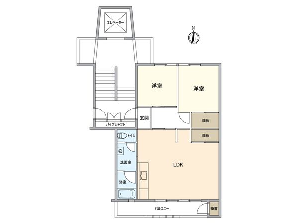 藤の木団地 7号棟 間取図(平面図) 藤の木団地 7号棟 間取図(平面図)