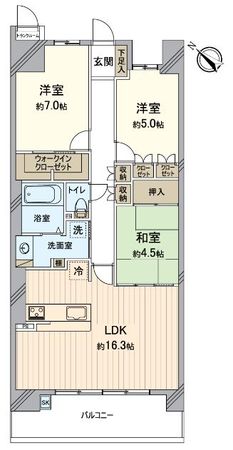 セントアイナ藤が丘 間取図(平面図) セントアイナ藤が丘 間取図(平面図)