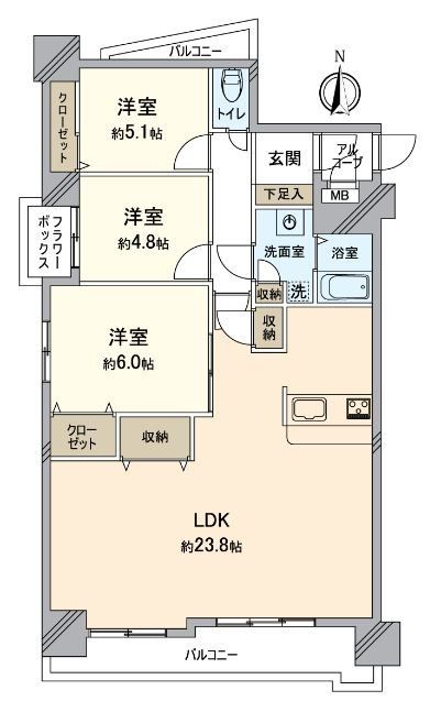 間取図(平面図)