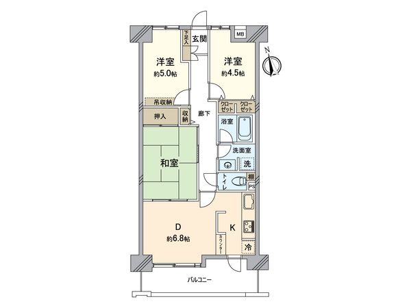 藤和シティコープ菱野西Ⅰ 間取図(平面図) 藤和シティコープ菱野西Ⅰ 間取図(平面図)