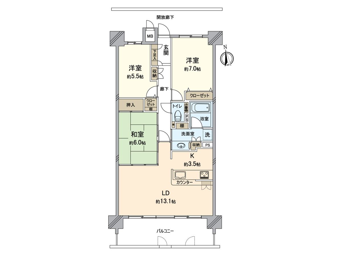 間取図(平面図)