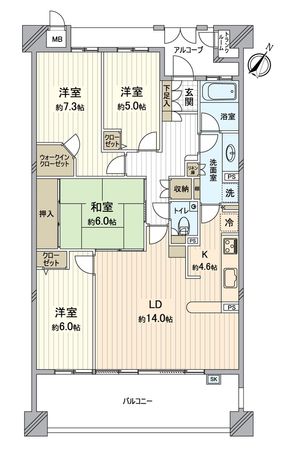 間取図(平面図)