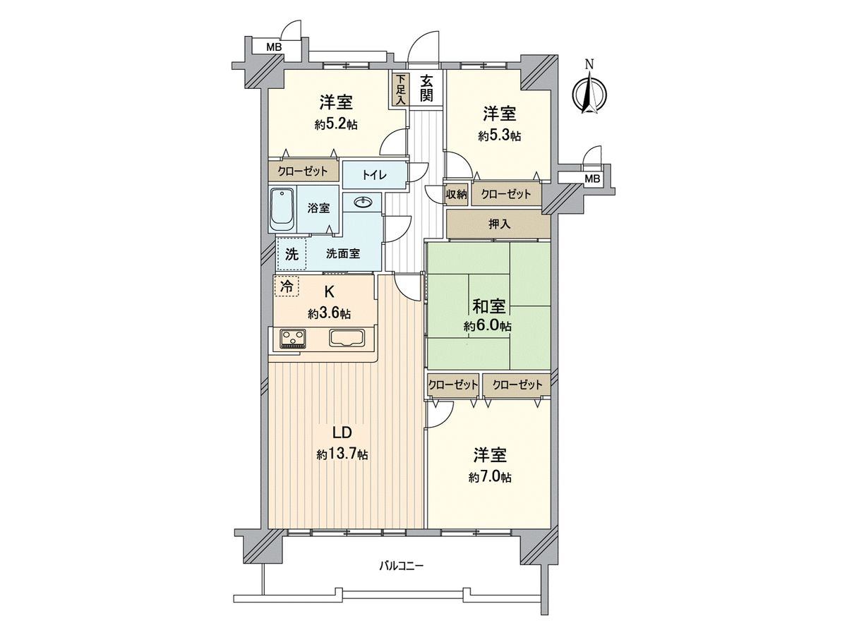 間取図(平面図)