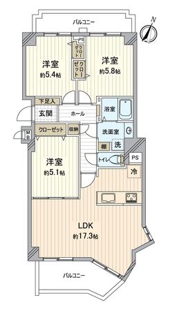 間取図(平面図)