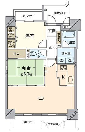 グローリアス八熊通 間取図(平面図) グローリアス八熊通 間取図(平面図)