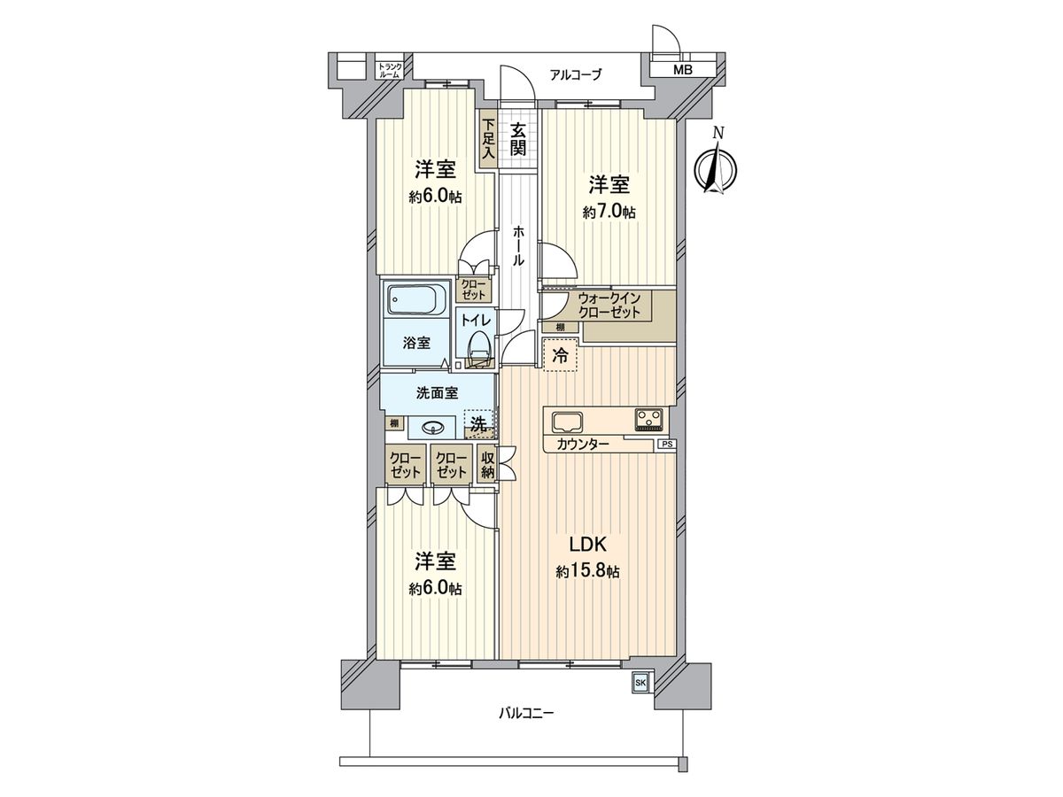 間取図(平面図)
