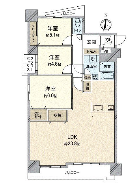 間取図(平面図)