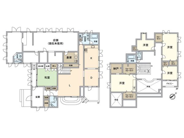 守山区花咲台1丁目 間取図(平面図) 守山区花咲台1丁目 間取図(平面図)