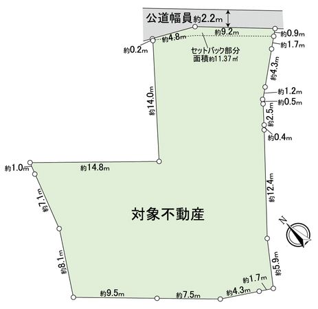 四日市市松本四丁目 間取図(平面図)