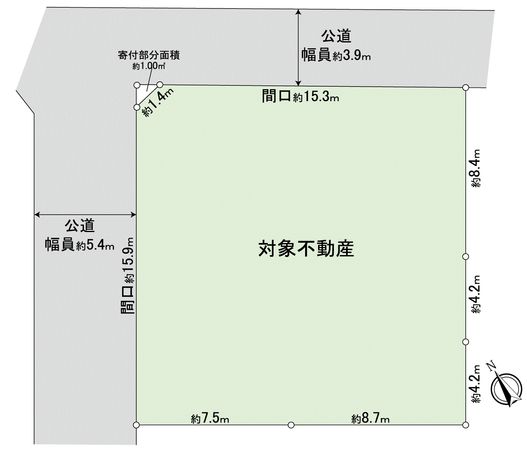 四日市市富州原町 間取図(平面図)