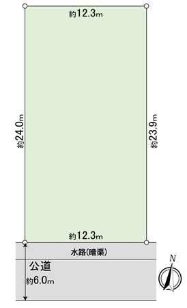 豊橋市羽根井西町 土地 区画図