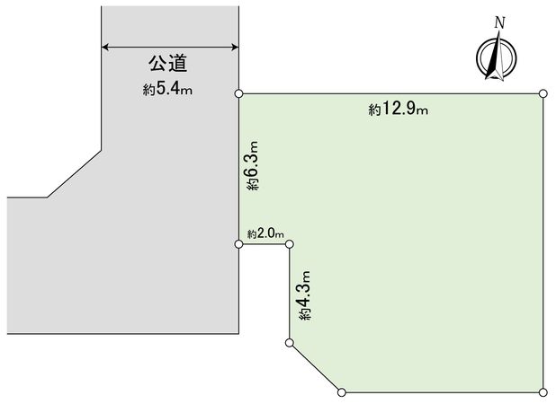 豊橋市弥生町字西豊和 土地 区画図