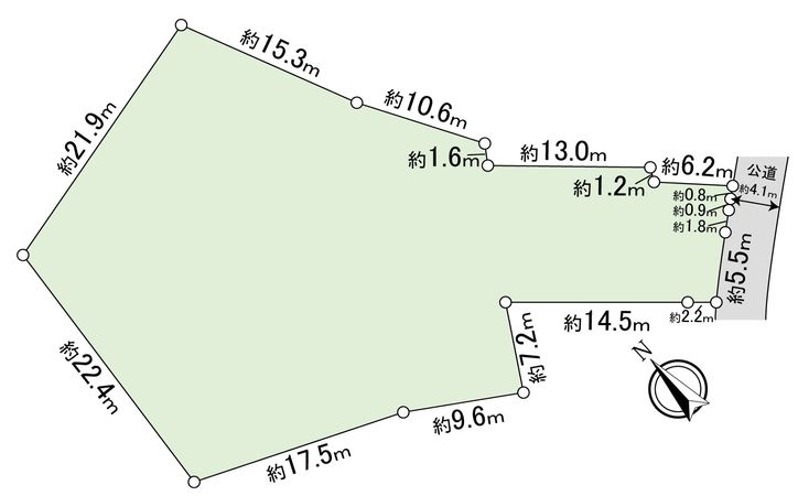 豊川市豊川仲町・豊川西町 土地 区画図 豊川市豊川仲町・豊川西町 土地 区画図