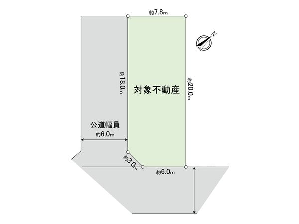 豊橋市内張町 土地 区画図 豊橋市内張町 土地 区画図