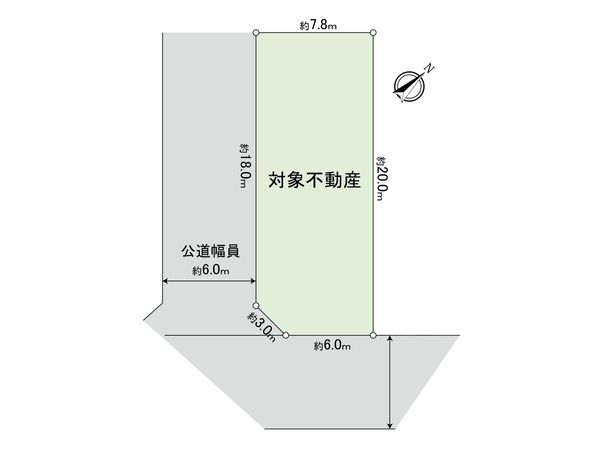 豊橋市内張町 土地 区画図 豊橋市内張町 土地 区画図