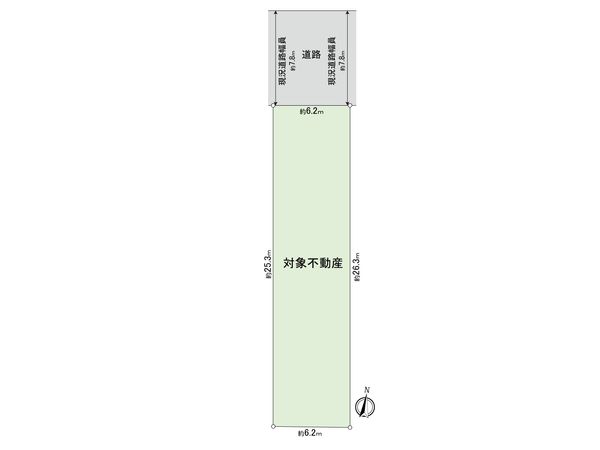 豊橋市中柴町 土地 区画図