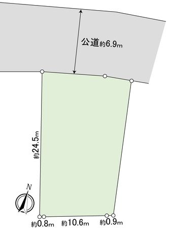 豊橋市東小浜町 土地 区画図