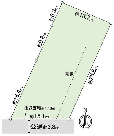 豊橋市下地町字横山 土地 区画図 豊橋市下地町字横山 土地 区画図