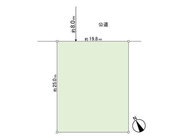 豊川市大堀町 土地 間取図(平面図)