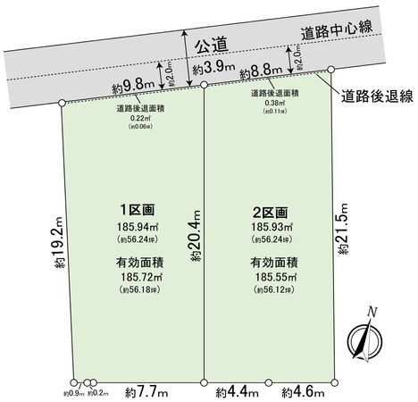 豊橋市東郷町 土地1区画 区画図 豊橋市東郷町 土地1区画 区画図