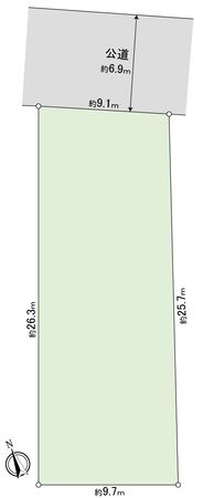 豊橋市平川本町2丁目 土地 全体区画図 豊橋市平川本町2丁目 土地 全体区画図