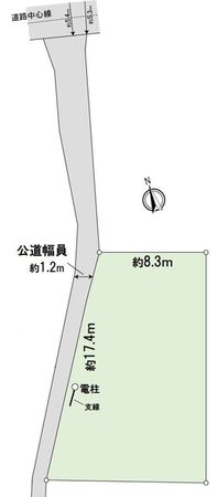 豊橋市大岩町字荒古 土地 区画図 豊橋市大岩町字荒古 土地 区画図