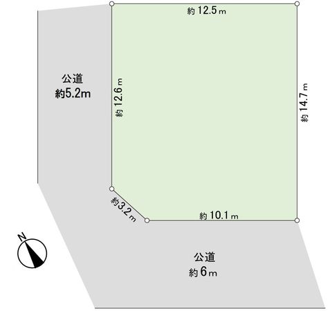 豊橋市西小鷹野1丁目 土地 区画図 豊橋市西小鷹野1丁目 土地 区画図