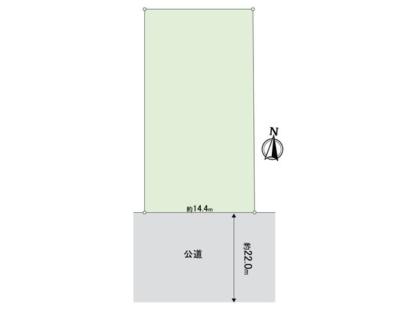 豊橋市往完町字往還東 土地 区画図 豊橋市往完町字往還東 土地 区画図