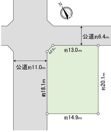 豊橋市中浜町 土地 区画図 豊橋市中浜町 土地 区画図