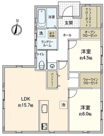 蒲郡市豊岡町小迫 新築戸建 間取図(平面図)