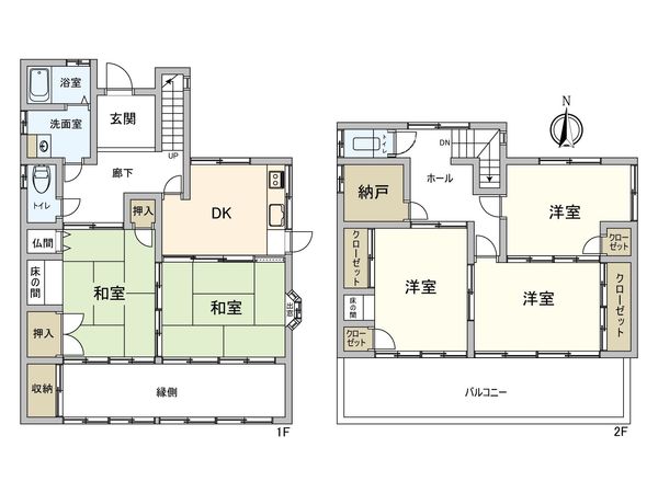 豊橋市平川本町2丁目 戸建 間取図(平面図) 豊橋市平川本町2丁目 戸建 間取図(平面図)