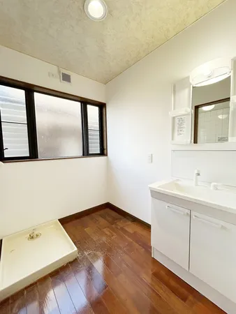 【洗面】2026年1月のリフォームで洗面台を交換済みです。