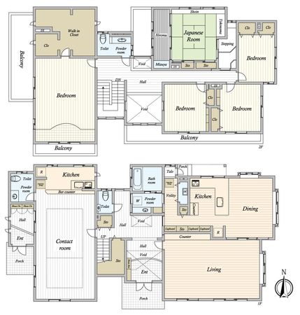 豊橋市東岩田二丁目 戸建 間取図(平面図) 豊橋市東岩田二丁目 戸建 間取図(平面図)