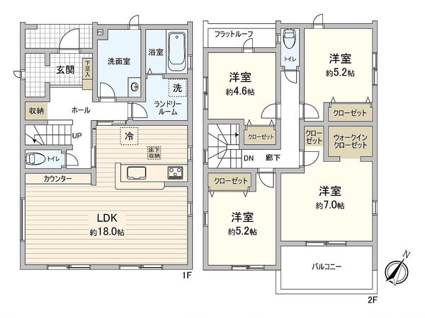 豊橋市東脇4丁目 新築戸建 間取図(平面図)