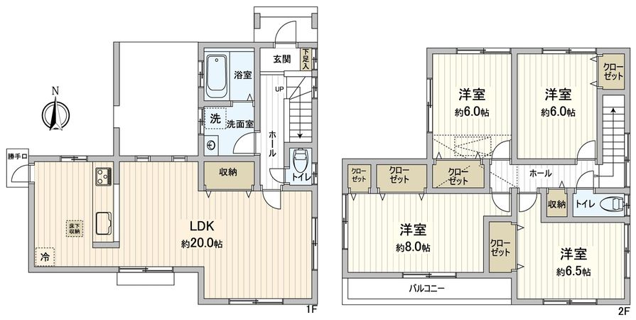 豊橋市忠興1丁目 間取図(平面図)