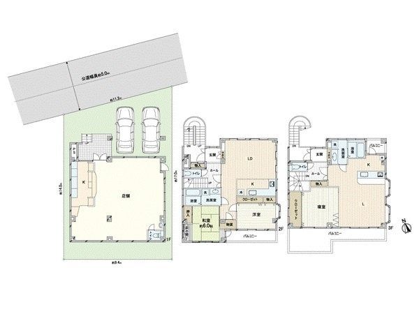 豊橋市山田町字瀬戸 戸建 間取図(平面図) 豊橋市山田町字瀬戸 戸建 間取図(平面図)