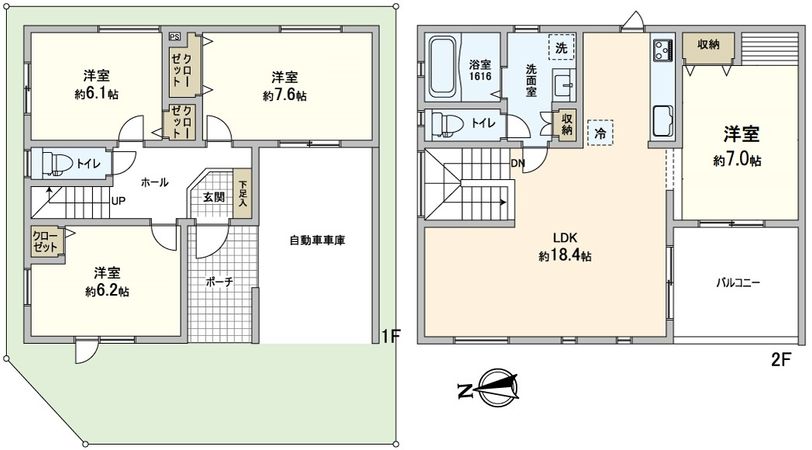 豊橋市牛川通1丁目 戸建 間取図(平面図)